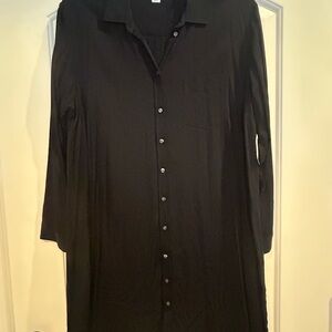 Old Navy Black Shirtdress
